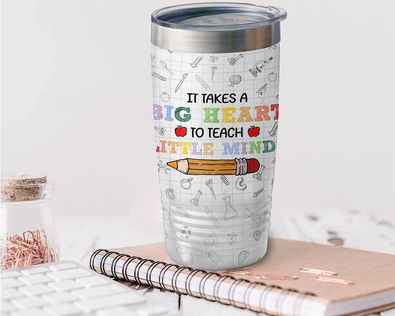 Load image into Gallery viewer, Personalized Teacher Gift Tumbler - Teacher Appreciation Gifts From Students - Cool Gifts for Teachers Women, Appreciation Week - Stainless Steel 20oz Teacher Supplies Tumbler Cup Mug
